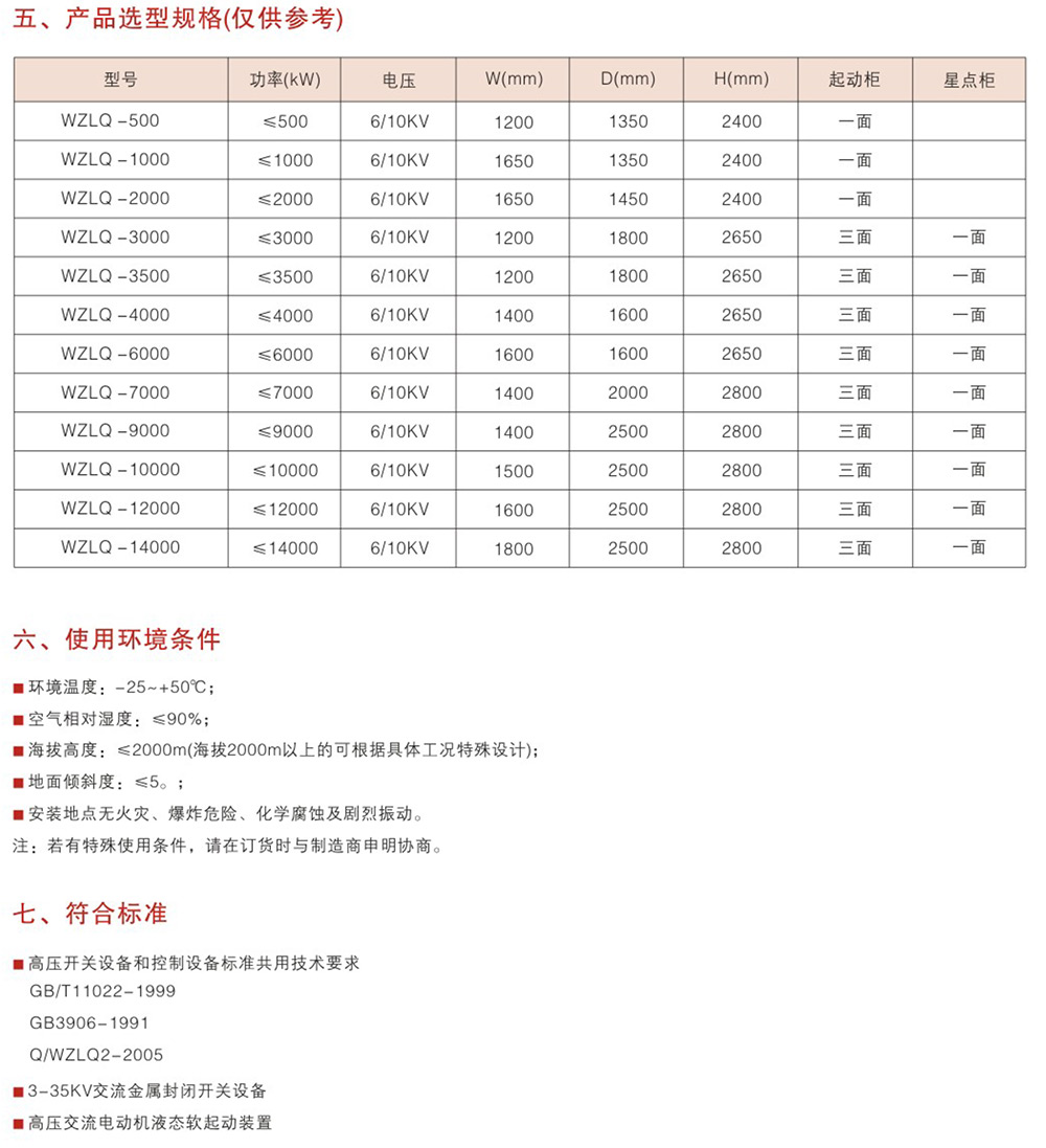 WZLQ系列鼠籠式高壓電機(jī)液阻起動(dòng)柜